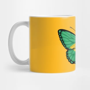 Brazilian Flag Butterfly Mug